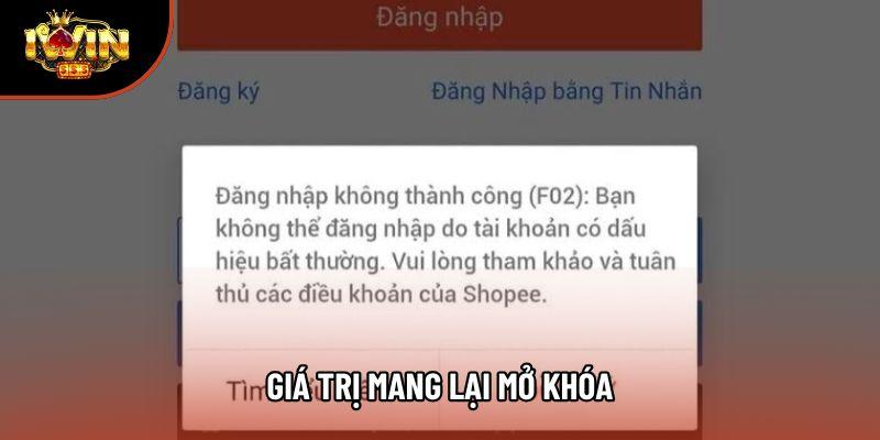 Giá trị mang lại mở khóa Giá trị mang lại mở khóa